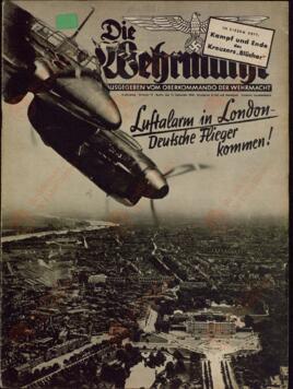 "La Wehrmacht". Número 19. Berlín, 11 septiembre 1940