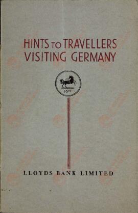 "Consejos a los viajeros que visitan Alemania" Lloyds Bank Limited.
