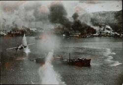Fotografía aviones aliados contra la flota de navegación japonesa en el Pacífico meridional. 2 Noviembre 1943