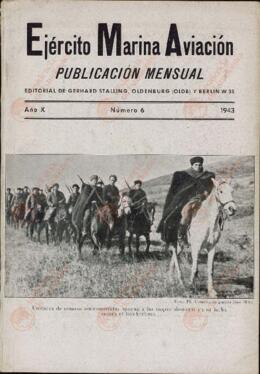 "Ejército, Marina y Aviación", Año X, 1943: "Unidades de Cosacos Anticomunistas Apoyan a las Tropas Alemanas en su Lucha contra el Bolchevismo"