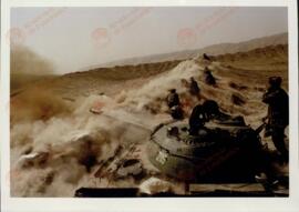 Jobard, Olivier. (1970-). Línea del frente de Dasht y Qal'he, bajo el mando de Massoud contra los Talibán.