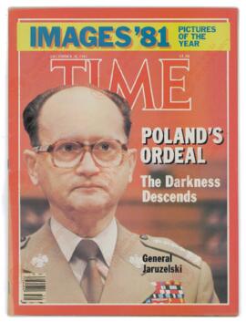 "Time", 28 de Diciembre de 1981: "El drama polaco: La oscuridad desciende. General Jaruzelski"