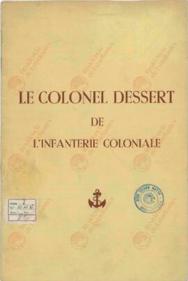 Le Colonel Dessert de l'Infanterie Coloniale, 1946.