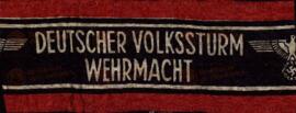 Brazalete de la Volkssturm, c. 1945