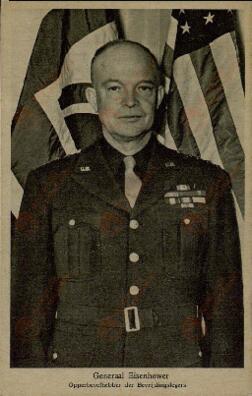 "General Eisenhower". Postales Tucks