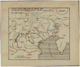 Plano del Ataque Austro-Alemán del 24 de Octubre de 1917 (incluye Conquista de la Venecia Oriental, finales de Noviembre de 1917)