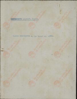 Expediente disciplinario de Clara Rodríguez. Pravia, 12 enero 1942