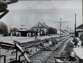 Abril de 1945. Tropas soviéticas combatiendo en Viena.