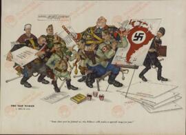 "El diseñador de mapas" por Arthur Szyk, c. 1940