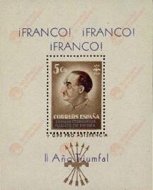 Conjunto de sellos del Régimen de Franco