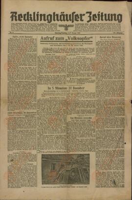 Periódico de Recklinhausen. Enero 1945