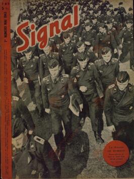 Signal. "La teoría ha terminado. Futuros oficiales de carros de combate en un ejercicio práctico" . 1er Nº Mayo 1943.