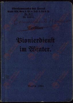 "Servicio de pioneros de invierno / Apéndice". 1941